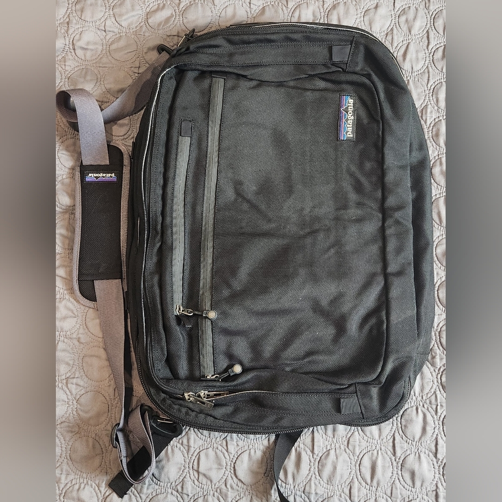 PATAGONIA MLC Bag Zip Pocket Strap Duffel Travel Converts to backpack Vintage
